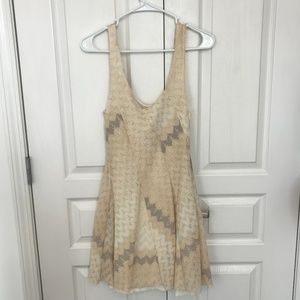 Free People Cream/Tan Dress